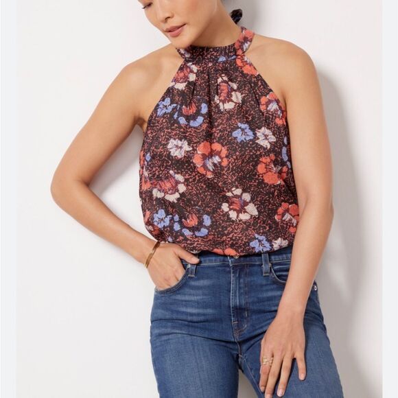 NWT Cleobella Ryla Patterned Halter neck Top, Size Small - Picture 3 of 7